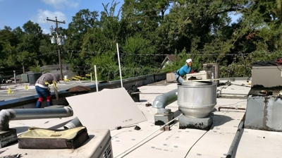 Flat Roof Replacement Photo