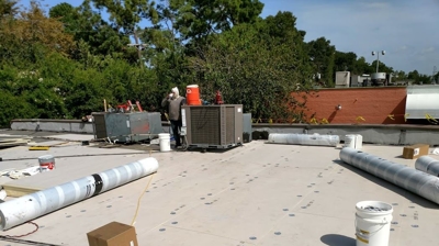 Flat Roof Replacement Photo
